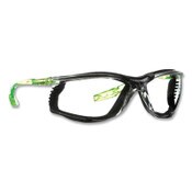 3M™ Solus CCS Series Protective Eyewear, Green Plastic Frame, Clear Polycarbonate Lens Item: MMMSCCS01SGAFGR