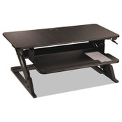 3M™ Precision Standing Desk, 35.4" x 22.2" x 6.2" to 20", Black Item: MMMSD60B