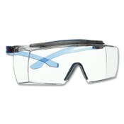3M™ SecureFit Protective Eyewear, 3700 OTG Series, Blue Plastic Frame, Clean Polycarbonate Lens Item: MMMSF3701XSGAB
