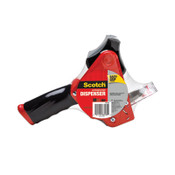 Scotch® Pistol Grip Packaging Tape Dispenser, 3" Core, For Rolls Up to 2" x 60 yds, Red Item: MMMST181