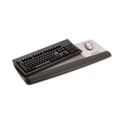 3M™ Antimicrobial Gel Mouse Pad/Keyboard Wrist Rest Platform, 25.5 x 10.6, Black/Silver Item: MMMWR422LE