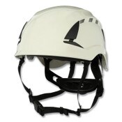 3M™ SecureFit X5000 Series Safety Helmet, Vented, 6-Point Pressure Diffusion Ratchet Suspension, White Item: MMMX5001VANSI