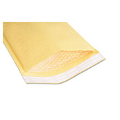 AbilityOne® 8105001179860 SKILCRAFT Sealed Air Jiffylite Mailer, #0, Bubble Cushion, Self-Adhesive Closure, 6 x 10, Gold Kraft, 200/Pack Item: NSN1179860