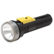 AbilityOne® 6230001631856, SKILCRAFT Watertight Flashlight, 2 D Batteries (Sold Separately), Black Item: NSN1631856