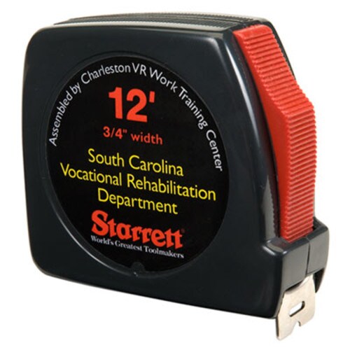AbilityOne® 5210001824797, SKILCRAFT Tape Measure, 0.75" x 12 ft Power Return and Belt Clip, Steel Item: NSN1824797