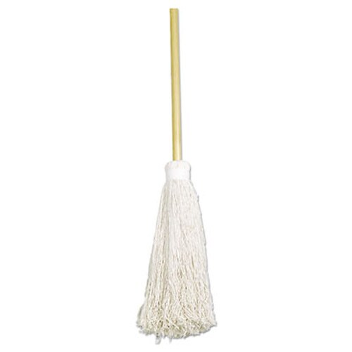 AbilityOne® 7920002248726, SKILCRAFT Deck Swab, 17" White Cotton Head, 60" Natural Wood Handle Item: NSN2248726