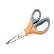 AbilityOne® 5110012414373 SKILCRAFT Scissors, 8.25" Long, 3.63" Cut Length, Straight Orange/Gray Handle Item: NSN2414373