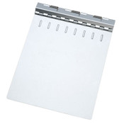 AbilityOne® 7510002866954 SKILCRAFT Clipboard Binder, 0.5" Clip Capacity, Holds 8.5 x 11 Sheets, Silver Item: NSN2866954