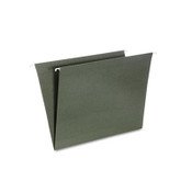 AbilityOne® 7530013649496 SKILCRAFT Hanging File Folder, Letter Size, Straight Tabs, Green, 25/Box Item: NSN3649496