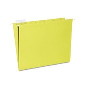 AbilityOne® 7530013649501, SKILCRAFT Hanging File Folder, Letter Size, 1/5-Cut Tabs, Yellow, 25/Box Item: NSN3649501