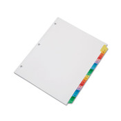 AbilityOne® 7530013683492 SKILCRAFT Multiple Index Sheets, 26-Tab, A to Z, 11 x 8.5, White, 1 Set Item: NSN3683492