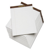 AbilityOne® 7530013723108 SKILCRAFT Legal Pads, Wide/Legal Rule, Brown Leatherette Headband, 50 White 8.5 x 11.75 Sheets, Dozen Item: NSN3723108