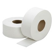 AbilityOne® 8540013786218, SKILCRAFT Jumbo Roll Toilet Tissue, 1-Ply, White, 3.5" x 4,000 ft, 6/Box Item: NSN3786218