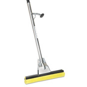 AbilityOne® SKILCRAFT Industrial Steel Mop, 12" Wide Yellow Cellulose Head, 52" Sliver Steel Handle Item: NSN3837799