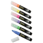 AbilityOne® 7520013837943 SKILCRAFT Large Fluorescent Highlighter, Assorted Ink Colors, Chisel Tip, Assorted Barrel Colors, 6/Set Item: NSN3837943