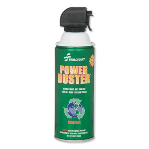 AbilityOne® 7930013982473, SKILCRAFT Power Duster, Ozone Safe, 10 oz Can, 6/Box Item: NSN3982473