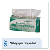 AbilityOne® 8105013994793, Heavy-Duty Shredder Bags, 39 gal Capacity, 50/BX Item: NSN3994793
