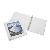 AbilityOne® 7510014621387, SKILCRAFT Framed Slant-D Ring View Binder, 3 Rings, 0.5" Capacity, 11 x 8.5, White Item: NSN4621387