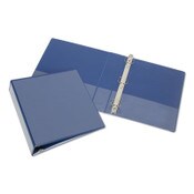AbilityOne® 7510015104860, SKILCRAFT Round Ring View Binder, 3 Rings, 0.5" Capacity, 11 x 8.5, Blue Item: NSN5104860