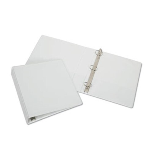 AbilityOne® 7510015104866, SKILCRAFT Round Ring View Binder, 3 Rings, 3" Capacity, 11 x 8.5, White Item: NSN5104866