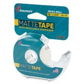 AbilityOne® 7520015167575, SKILCRAFT Tape with Dispenser, 1" Core, 0.75" x 36 yds, Matte Clear Item: NSN5167575