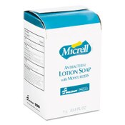 AbilityOne® 8520015220834, SKILCRAFT GOJO Antibacterial Lotion Soap Refill, Floral Scent, 1,000 mL, 8/Carton Item: NSN5220834