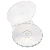 AbilityOne® 7045015547681, SKILCRAFT C-Shell CD Cases, Clear, 25/Pack Item: NSN5547681
