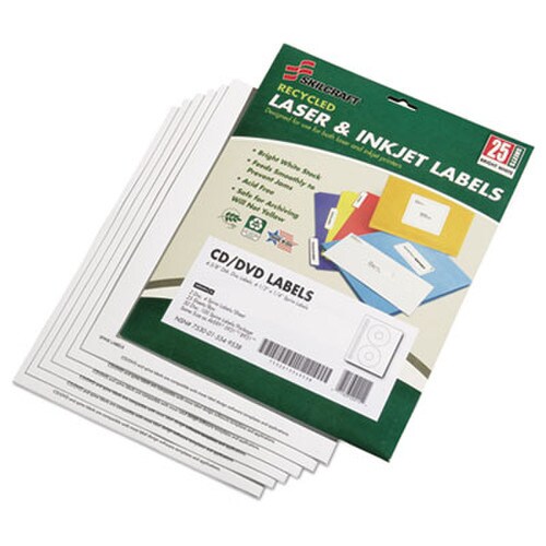 AbilityOne® 7530015549538, SKILCRAFT Avery CD/DVD Label Maker Kit, Refills, 50/Pack Item: NSN5549538