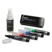 AbilityOne® 7520015574971 SKILCRAFT Dry Erase Starter Kit, Broad Chisel Tip, Assorted Colors, 4/Set Item: NSN5574971
