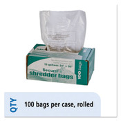 AbilityOne® 8105015574975, Medium-Duty Shredder Bags, 10 gal Capacity, 100/BX Item: NSN5574975