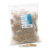 AbilityOne® 7510015783514 SKILCRAFT Rubber Bands, Size 54 (Assorted), Assorted Gauges, Beige, 1 lb Box, 1,900/Pack Item: NSN5783514