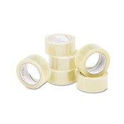 AbilityOne® 7510015796874, SKILCRAFT Commercial Package Sealing Tape, 3" Core, 2" x 55 yds, Clear, 6/Pack Item: NSN5796874