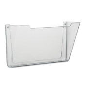 AbilityOne® 7520015827273 SKILCRAFT Wall Hanging File, Letter Size, 13.25" x 4" x 14.88", Clear Item: NSN5827273