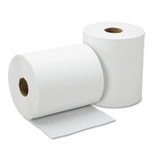 AbilityOne® 8540015923323, SKILCRAFT Continuous Roll Paper Towel, 1-Ply, 8" x 600 ft, White, 12 Rolls/Box Item: NSN5923323