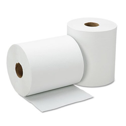 AbilityOne® 8540015923323, SKILCRAFT Continuous Roll Paper Towel, 1-Ply, 8" x 600 ft, White, 12 Rolls/Box Item: NSN5923323