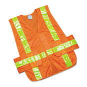 AbilityOne® 8415015984873, SKILCRAFT, Safety Vest--Class 2 ANSI 107 2010 Compliant, One Size Fits All, Orange Item: NSN5984873