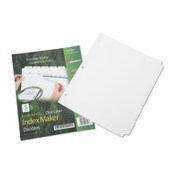AbilityOne® 7530016006981, SKILCRAFT Avery Index Maker Dividers, 5-Tab, 11 x 8.5, White, 5 Sets Item: NSN6006981
