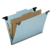 AbilityOne® 7530016216200 SKILCRAFT Hanging Classification Folders, Legal Size, 1 Divider, 2/5-Cut Exterior Tabs, Light Blue, 10/Box Item: NSN6216200