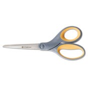 AbilityOne® 5110016296580 SKILCRAFT Westcott Titanium Bonded Scissors, 7" Long, 3.25" Cut Length, Straight Gray/Yellow Handle Item: NSN6296580