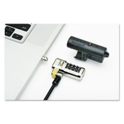 AbilityOne® 5340016304191, ClickSafe Combination Laptop Lock, 6 ft Carbon Steel Cable, Black, 20/Set Item: NSN6304191