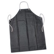 AbilityOne® 8415006345023, SKILCRAFT Laboratory Apron, Rubber/Aluminum/Nylon, 35 x 45, One Size Fits Most, Black Item: NSN6345023