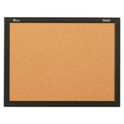 AbilityOne® 7195016511298 SKILCRAFT Quartet Cork Board, 24 x 18, Natural Tan Surface, Black Aluminum Frame Item: NSN6511298