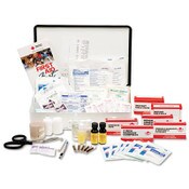 AbilityOne® 6545006561094, SKILCRAFT First Aid Kit, Industrial/Construction, 20-25 Person Kit, 250 Pieces, Metal Case Item: NSN6561094