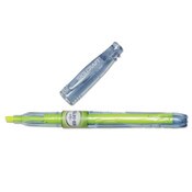 AbilityOne® 7520016578559, SKILCRAFT Eco-Bottle Recycled Highlighter, Yellow Ink, Chisel Tip, Clear/Yellow Barrel, Dozen Item: NSN6578559