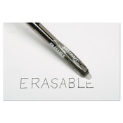 AbilityOne® 7520016580692 SKILCRAFT Erasable Re-Write Gel Pen, Retractable, Medium 0.7 mm, Black Ink, Smoke/Black Barrel, Dozen Item: NSN6580692
