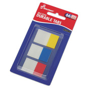 AbilityOne® 7510016614493 SKILCRAFT Self-Stick Tabs/Page Markers, 1", Bright, Asst, 66/Pack Item: NSN6614493