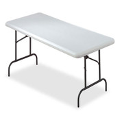 AbilityOne® 7110016716417, SKILCRAFT Blow Molded Folding Tables, Rectangular, 30w x 60d x 29h, Platinum Item: NSN6716417