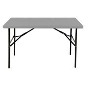 AbilityOne® 7110016716418, SKILCRAFT Blow Molded Folding Tables, Rectangular, 30w x 96d x 29h, Charcoal Item: NSN6716418