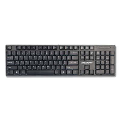 AbilityOne® 7025016774742, SKILCRAFT USB Wired Keyboard, 101