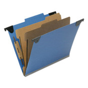 AbilityOne® 7530016817011 SKILCRAFT Classification Folder, 2" Expansion, 2 Dividers, 6 Fasteners, Letter Size, Royal Blue, 10/Box Item: NSN6817011